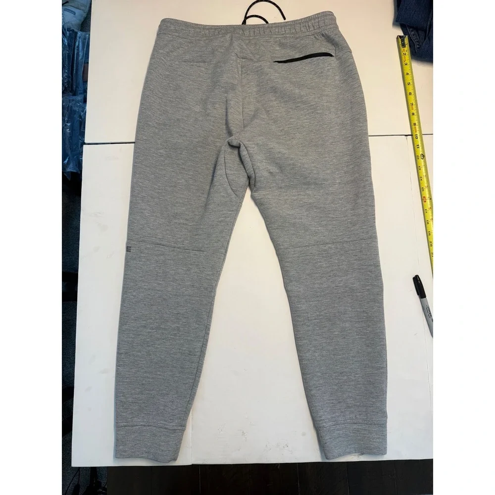 American Eagle Mens Gray Tech Fleece Joggers Sweatpants L Activewear Drawstring